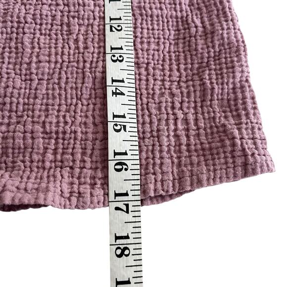 Zara Girls Mauve Muslin Ruffled Shoulder Dress Size 2-3 - Picture 3 of 4